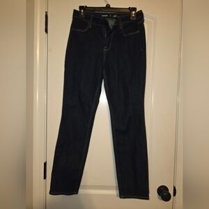 Old Navy Women's Dark Blue Straight Leg Jeans